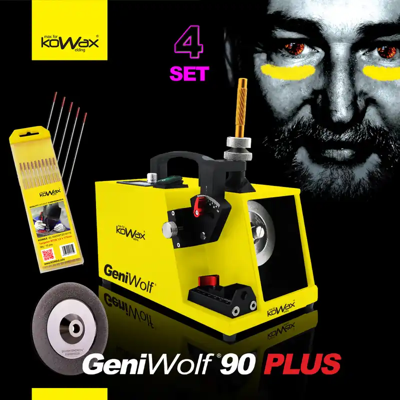 Nejlepší Volba KOWAX Bruska wolframových elektrod GeniWolf® 90 PLUS SET4