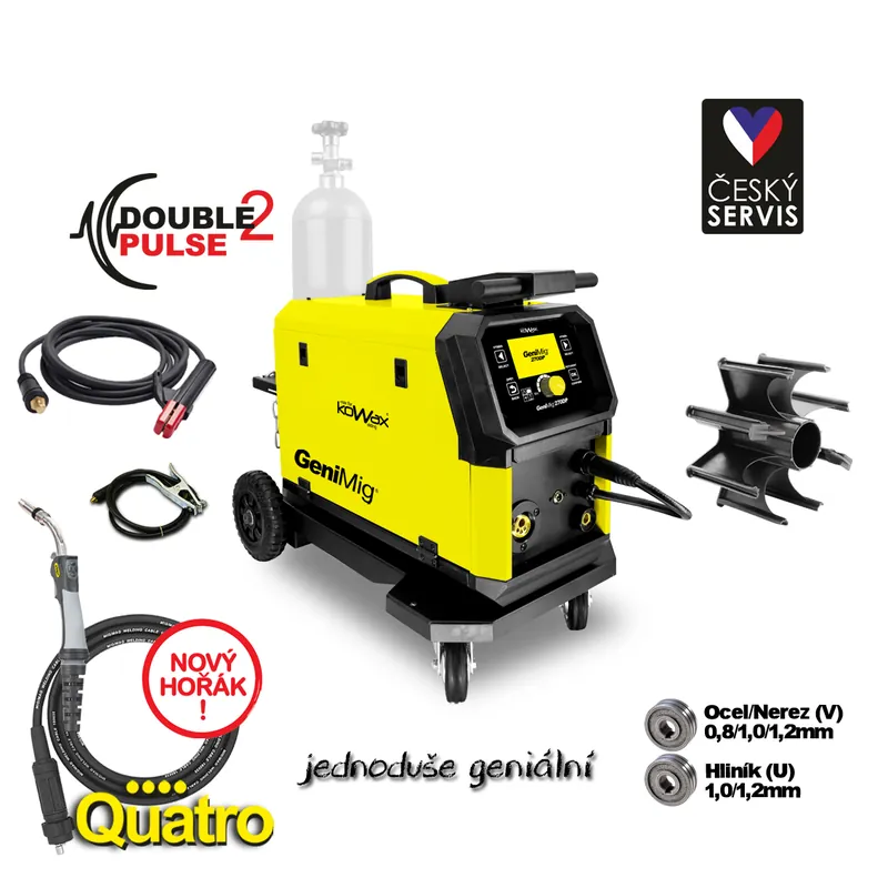 Sezónní Sleva KOWAX Svářecí invertor GeniMig® 270DP (MIG/MAG/LiftTIG)