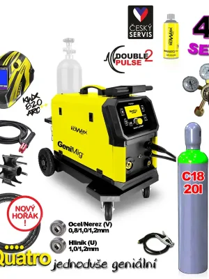 Dokud Zásoby Vydrží KOWAX Svářecí invertor GeniMig® 270DP SET4Q (MIG/MAG/LiftTIG)