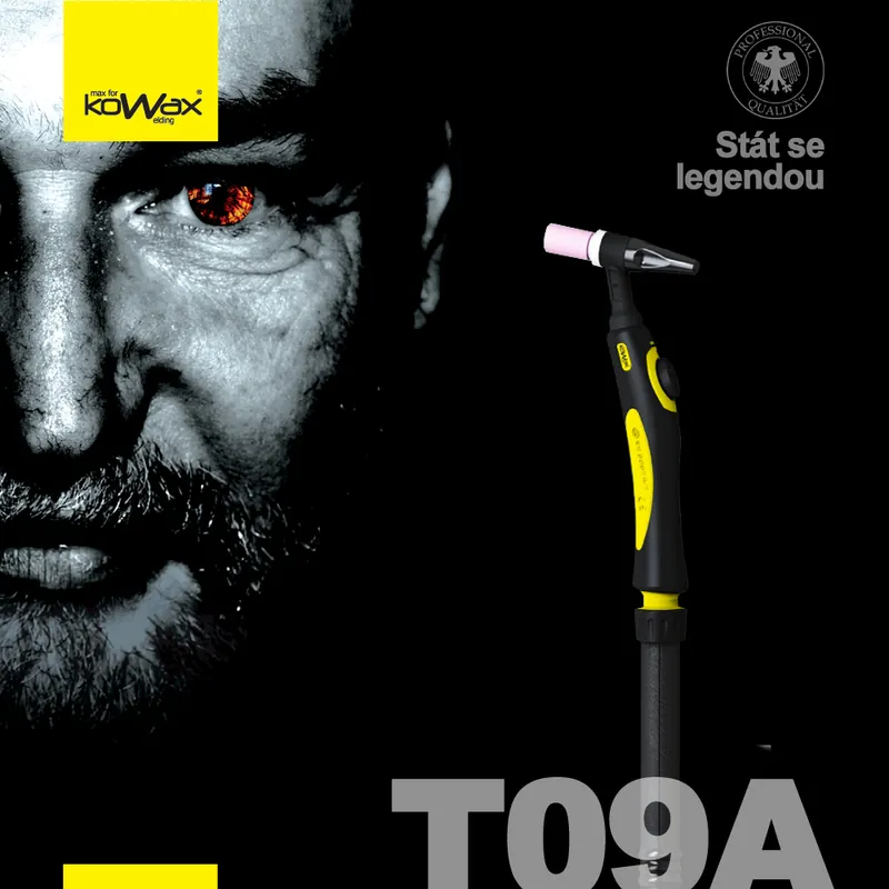 Autentický KOWAX TIG hořák T09A 4m-14pin