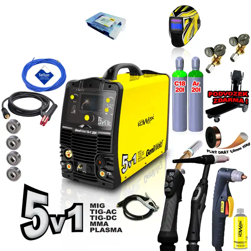 Víkendová Akce KOWAX GeniWeld®5v1 200 SET 3