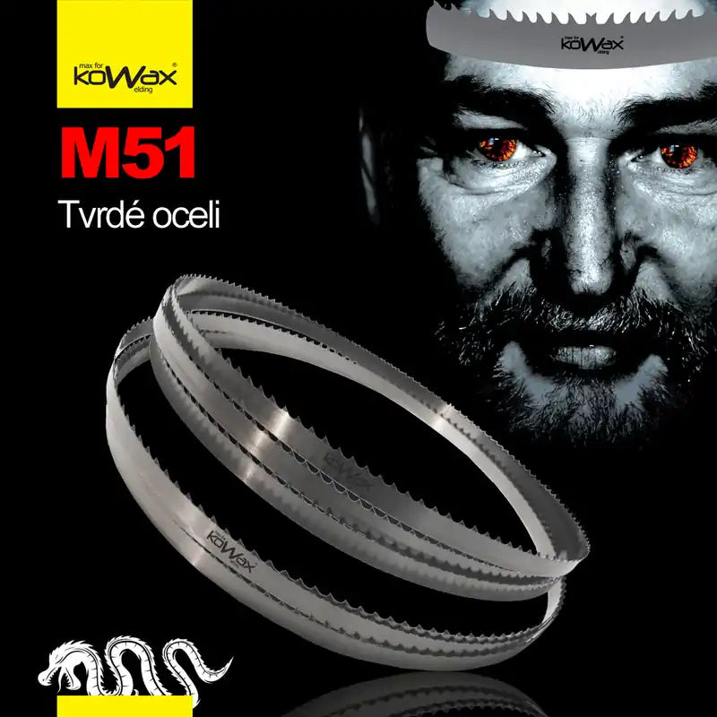 KOWAX Pilový pás 2720mm, š.27mm, M51, 3/4 Expresní Doručení