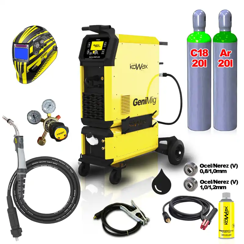 Horká Nabídka KOWAX GeniMig®355DP LCD5 SET 4Q