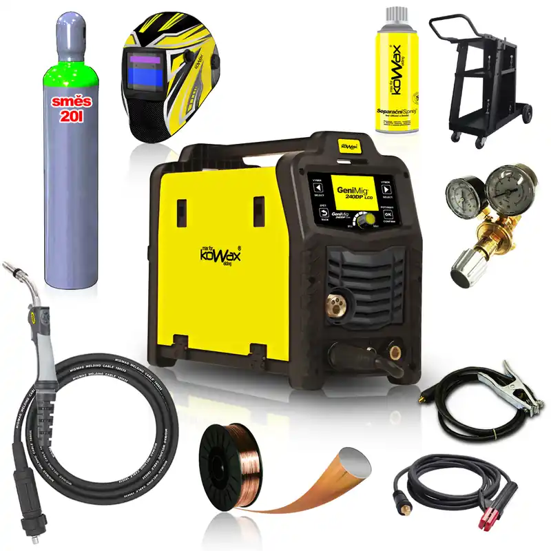 KOWAX GeniMig®240DP LCD SET 5Q Přímo Od Výrobce