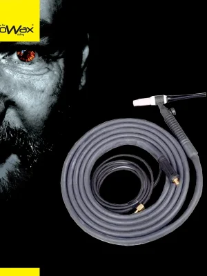 Aktuální KOWAX Hořák T17AV, 4m Hořák ruční s VENTILKEM TIG+příslušenství (35-50)