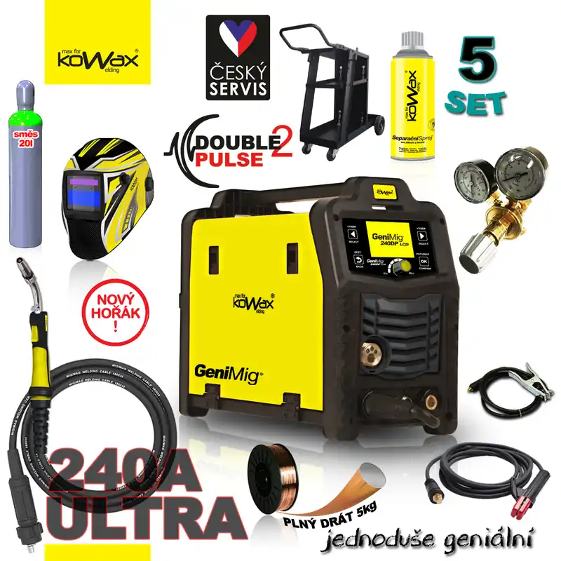 KOWAX GeniMig®240DP LCD SET 5a Nejlepší Cena