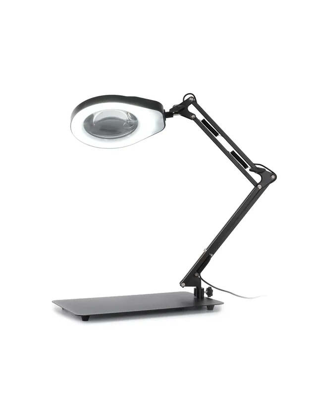 Pracovní lampa s lupou PD178S zvětšení 8D - černá Časově Omezené
