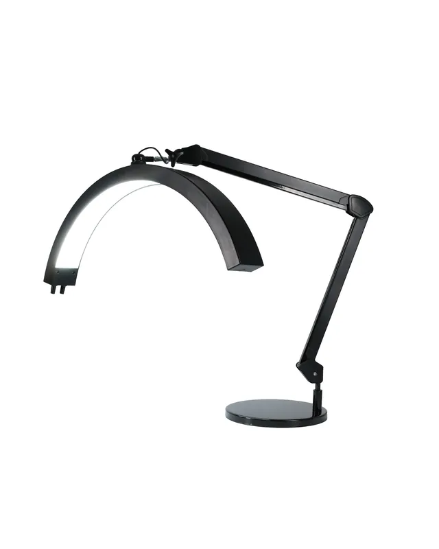 Časově Omezené Servisní a pracovní půlkruhová LED lampa 9510 LED-C-TS1 2500lm, 3000-6500K - černá
