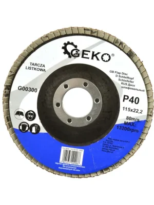 Zlevněný Lamelový kotouč 115mm, P40 GEKO