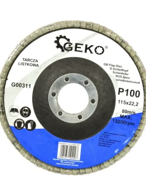 Časově Omezené Lamelový kotouč 115mm, P100 GEKO