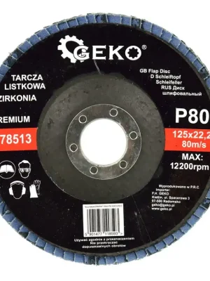 Vrácení Zdarma Lamelový kotouč, 125mm P80 GEKO