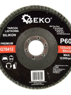 Lamelový kotouč 125mm, P60 GEKO Aktuální