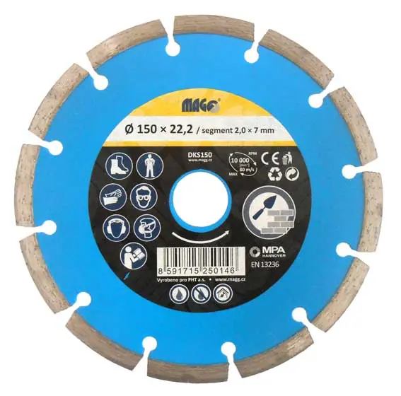 Vrácení Zdarma Magg DKS150 diamantový kotouč 150x22,2mm
