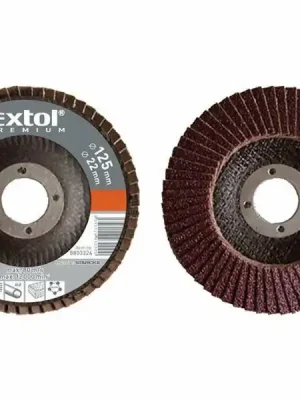 Kotouč lamelový šikmý, P120, 115mm, KORUND EXTOL-PREMIUM Akční Nabídka