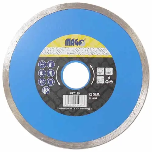 Finální Výprodej Magg DKC125 Diamantový kotouč celoobvodový 125x22,2mm