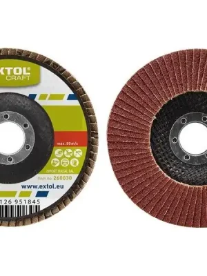 Kup Teď Kotouč lamelový šikmý korundový, P120, 115mm, KORUND EXTOL-CRAFT