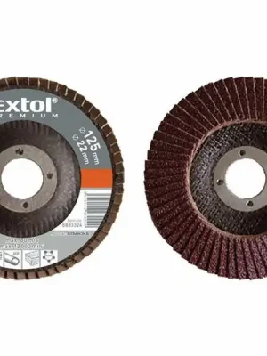 Zlevněný Kotouč lamelový šikmý korundový, P100, 115mm, KORUND EXTOL-PREMIUM