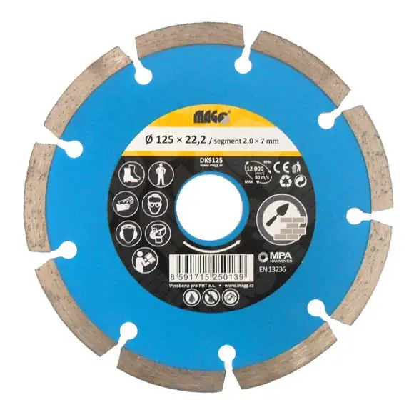 Magg DKS125 diamantový kotouč 125x22,2mm Vrácení Zdarma