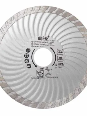 Magg DKT125 Diamantový kotouč TURBO 125x22,2 mm Hit Sezóny