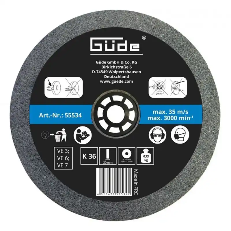 Cenově Výhodný Güde 55534 K36 brusný kotouč pro brusky GDS 150, GDS 150 L, GNS 200/150