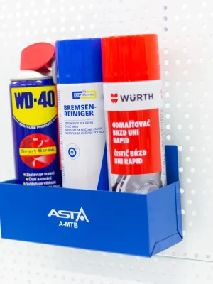 Finální Výprodej ASTA A-MTB Držák magnetický na spreje, šroubováky a drobné nářadí, nosnost 3 kg