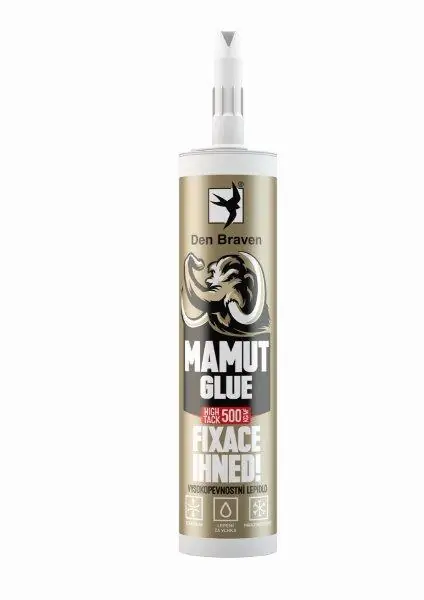 Den Braven MAMUT GLUE 290ml bílá vysokopevnostní lepidlo Super Cena