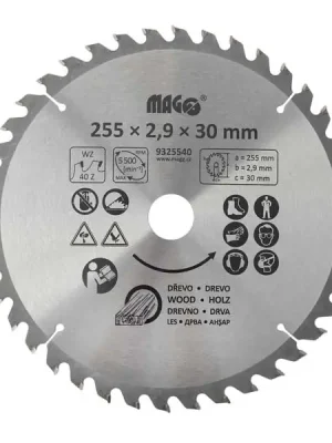 Magg Pilový kotouč 255x2,9x30mm/ 40 zubů - střídavě šikmé - 9325540 Vrácení Zdarma