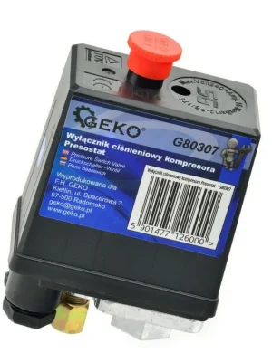 Top Prodej Tlakový spínač do kompresoru, 12 barů, GEKO G80307