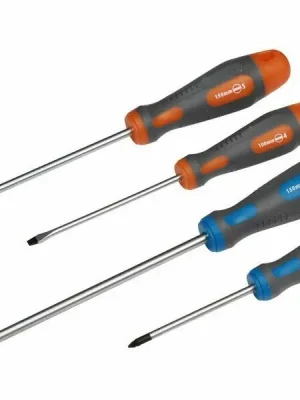 Šroubováky, sada 4 ks, (-) 4x100mm, (-) 5,5x150mm, PZ1x80mm, PZ2x150mm KITO Top Prodej