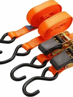 Finální Výprodej Pásy upínací ráčnové s háky, sada 2ks, 5m x 25mm, max. 800kg, PES EXTOL-PREMIUM