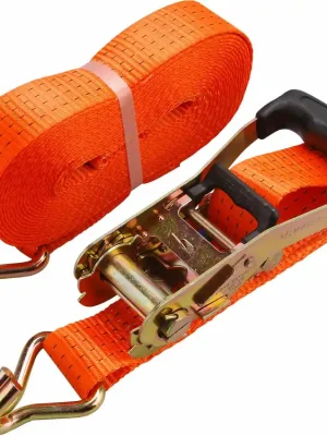 Pás upínací ráčnový s háky, 3m x 50mm, max. 4000kg, PES EXTOL-PREMIUM Omezená Nabídka