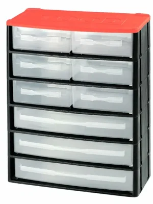 Přímo Od Výrobce TOOD CD1209 Plastová skříňka 9 šuplíků 330x170x410mm