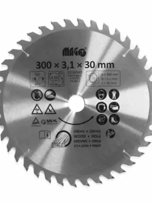 Bezpečná Platba Magg 9330040 Pilový kotouč 300x3,1x30mm/40 zubů - střídavě šikmé