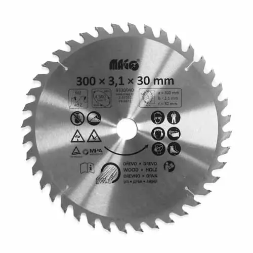 Bezpečná Platba Magg 9330040 Pilový kotouč 300x3,1x30mm/40 zubů - střídavě šikmé