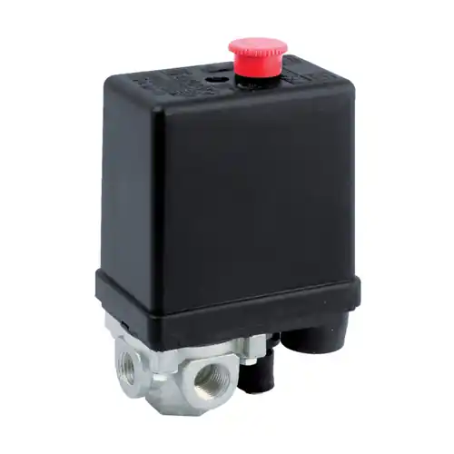 Tlakový spínač 230V, 1x3/8" + 3x1/4", 12bar, 16A pro kompresory Vysoce Kvalitní