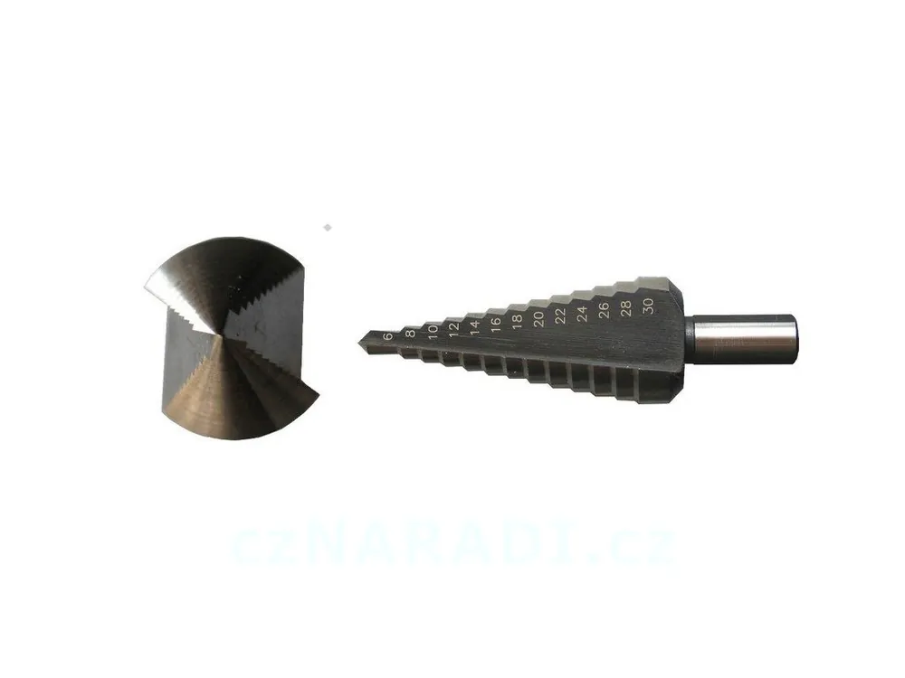 Vrácení Zdarma Vrták stupňovitý 4-20mm x 2mm HSS-G (přímá drážka)