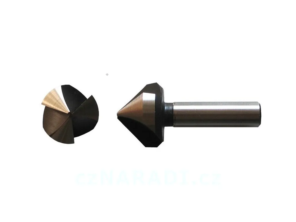Záhlubník kuželový 4,3x40mm 3-břit 90° HSS-Co (M2) Ihned K Objednání