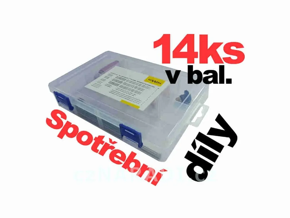 Odeslání Ihned Náhradní díly k hořákům TIG - 14ks