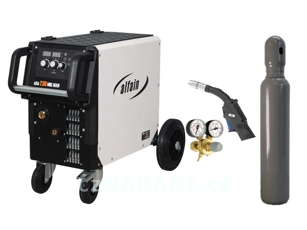Ihned K Objednání aXe 230 MIG MAN + hořák + ventil + lahev