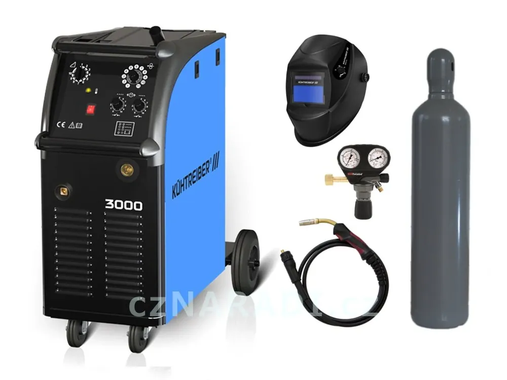 Nejprodávanější KIT 3000 4-kladka + hořák + kukla + ventil + lahev